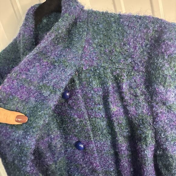 Vintage Bromley Petite Wool Coat -see Measurements - Picture 3 of 11